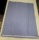 Handmade Baby Quilt Crib Blanket Blue Moon Sleeping Bear  New
