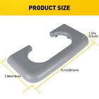 Gray Center Console Cup Holder For Pad 1999 2010 Ford F250 F350 F450 Super Duty