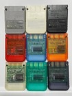 Sony Playstation Ps1 Official Oem 15 Block Memory Card - Pick Your Color 