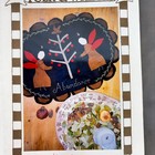 Folk   Whimsy Angels Of Abundance Penny Rug Pattern 13  X19  Wool Table Mat Nos