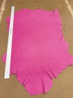 Light Hot Pink  Leather Skins Lambskin Nappa 6  Sqft Premium Soft Skins Hides