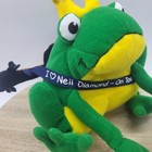 Vintage Neil Diamond Green King Frog With Guitar Plush Concert Tour 2001 