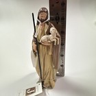 Joseph   s Studio Good Shepherd Jesus With Lamb Statue 6    Resin Stone Nwt
