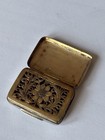 George Iii Silver Gilt Vinaigrette Birmingham 1819 Postans   Tye
