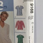 Mccalls 9168 Misses Sz 10 12 14 Blouse Top Shirt Sewing Pattern Ff Uncut