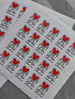 2025 Usps Love Heart Forever Stamps Scott 5953 Sheet Of 20 Mint 100 Count