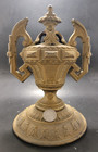 Beautiful Antique Ornate Cast Iron Parlor Stove Finial Very Good Condition 