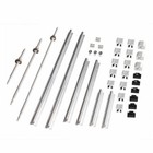 3 Sbr16 Linear Rail Set 3 Ball Screw Sfu1605 L300mm-1500mm  bk bf12 coupler Kit