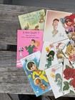 Vintage  Greeting Cards Lot Of 19 Unused Scrapbooking Crafts Fun Designs     