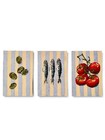 Oil   Acrylic Original Painting Still Life Of 3 Sardines