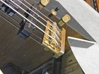 Electric Bass Guitar Target By Fernandes Xbt-50 Black Warlock   Soft Case