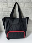 Six Pack Fitness - Camille Meal Prep Tote Bag - Red black