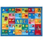 Rugshop Kids Rugs School Classroom Bedroom Educational Abc Food Non-skid Carpet