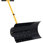 Snow Shovel Pusher Adjustable Angle Handle Snow Removal Tool 29  Blade 10  Wheel