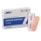 Jmu Flexible Fabric Adhesive Bandages 1 x 3  Sterile Fabric Strip 100pcs box