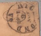 Csa Cover -  due 2   held For Postage  Oval  Richmond  Va   nov  6  1863 