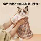 1 Pack 3 Blankets Super Soft Fluffy Premium Fleece Dog Blankets For Puppy Cat Pe