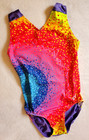 Gk Elite Gymnastics Leotard Adult Medium Am Competition Dance Aerialist Costume