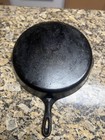 No 12 Unmarked Wagner 14    Cast Iron Skillet Is A Spinner And Has Wobble As Well