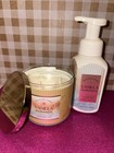 Bath And Body Works -         vanilla Romance         Set Of 2 - 3 Wick Candle   Soap