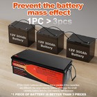 12v 300ah Lifepo4 Lithium Battery 15000 cycles 200a Bms Solar Off-grid Rv 3 8kwh