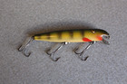 Vintage Pflueger Palomine 5006 Minnow  Wood  Glass Eyes
