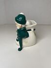 Norcrest Vintage Christmas Elf Pixie Planter Japan Santa   s Bag Helper Rare Mcm