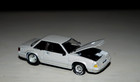 Custom 1988 Ford Mustang 5 0 W drag Wheels Diecast Model Car Greenlight 1 64