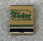 Vintage Matchbook Hotel Tudor 42nd Street New York City Nyc Rare
