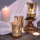 Light Gold Tealight Candle Holder Set Of 24 Mercury Glass Votive Candle Holders 