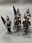 Vintage Britains Herald Blues   Royals Lot 10 Soldiers 3 Horses - Read Free Ship