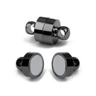 20 Sets 11x6mm Strong Magnetic Clasps For Diy Necklace Bracelet Jewelry Findings