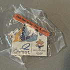 Vtg Salt Lake City 2002 Olympics Qwest Snowboarding Limited 1 1000 Countdown Pin