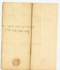 1840s Handwritten Petition To Lancaster Pa Council Plea For Market Stall Blind