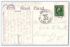 1913 Pennsylvania Station Depot Trolley Pittsburg Pennsylvania Pa Postcard