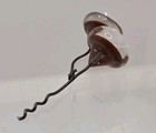 Vintage 10mm Brown Glass Teddy Bear Eyes On Wire Toy Making Stuffed Animal 