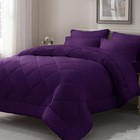 Comforter Set- 7 Pieces Bed In A Bag Size  Bed Set For All Full Purple