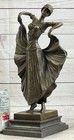 Signed Bronze Art Nouveau Deco Chiparus Statue Figurine Large Great Gift Decor