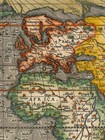 1608 World Map By Ortelius Historic Vintage Style Wall Map - 18x24