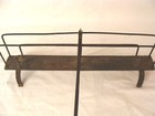 Antique Primitive 18c Wrought Iron Footed Hearth Toaster