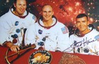  psa dna   Fred Haise Signed   Encapsulated Photo  Apollo 13 Crew  Lovell 