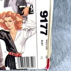 Mccalls 9177 V Neck Blouse W Gathered Sleeves Shoulder Pads Misses Sz 18 Pattern