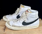 Vintage Nike Blazer Mid 77 White Black Size 9 5