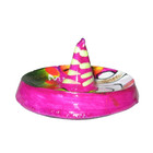 Mexico Souvenir Magnet Purple Sombrero Cactus Siesta Sleeping Man