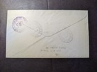 1937 Registered British Jamaica Coronation Cover Kingston To Long Island Ny Usa