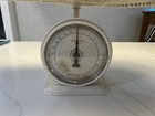 Antique Baby Nursery Scale With Wicker Basket