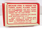 Vintage 1939 Allen s 5 Cent Aspirin Victory War Package Allen Labs New York Ny