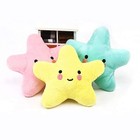 Star Squeaky Plush Dog   Cat Chew Toys 3pack  Puppy Small Pet Squeaker
