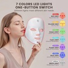 7-color Led Light Therapy Mask For Face  Portable Skincare  Rechargeable