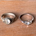 Lot Of 2 Authentic Ancient Roman To Medieval Bronze Rings Rare Historical